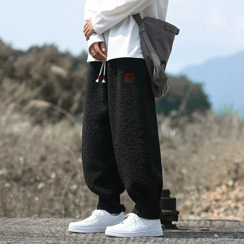 Men Sherpa Jogger Sweatpants | Lucian