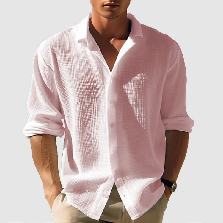 Men Casual Button-Down Men's Top | Jackson