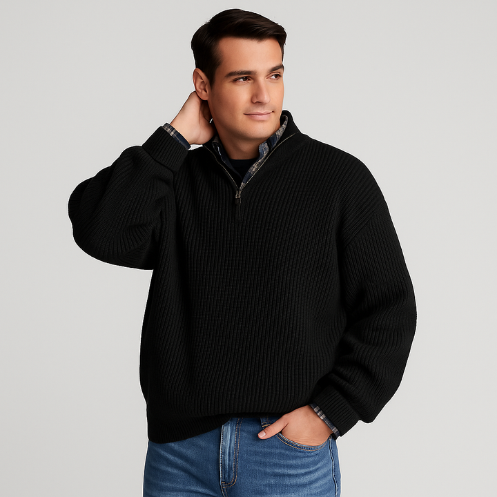 Men’s Classic Wool Blend Sweater | Asherick
