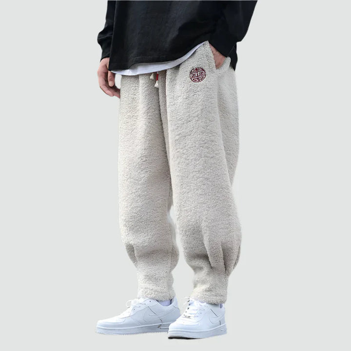 Men Sherpa Jogger Sweatpants | Lucian
