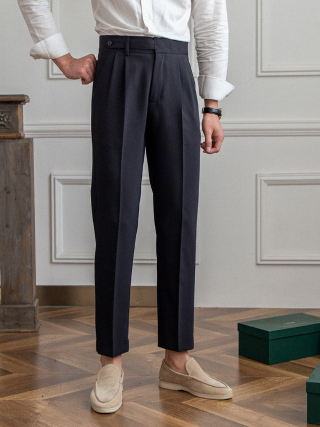 Men Wrinkle-Resistant Trousers | Hansel