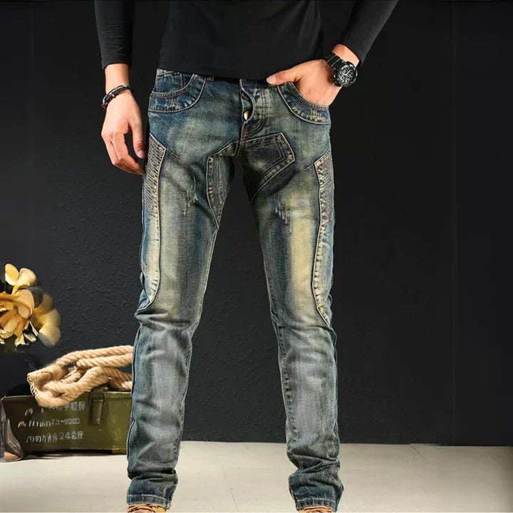 Men Vintage Denim Pants | Dako