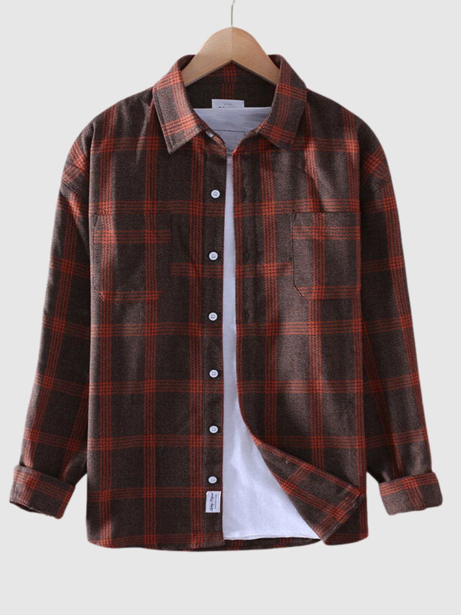 Men's Classic Plaid Flannel Shirt | James