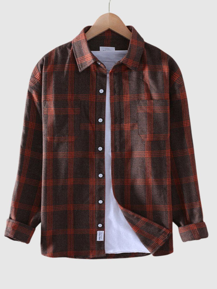 Men's Classic Plaid Flannel Shirt | James