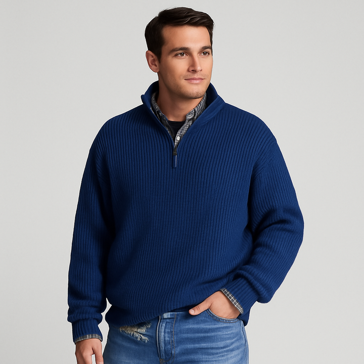 Men’s Classic Wool Blend Sweater | Asherick