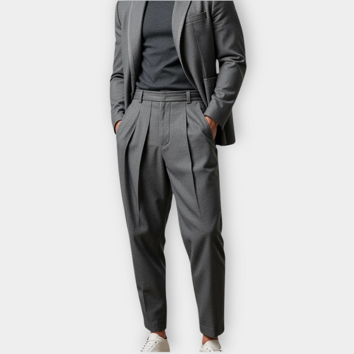 Men Pleated Casual Pants | Benedict