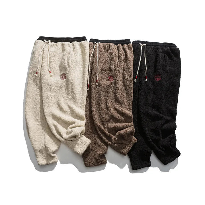 Men Sherpa Jogger Sweatpants | Lucian