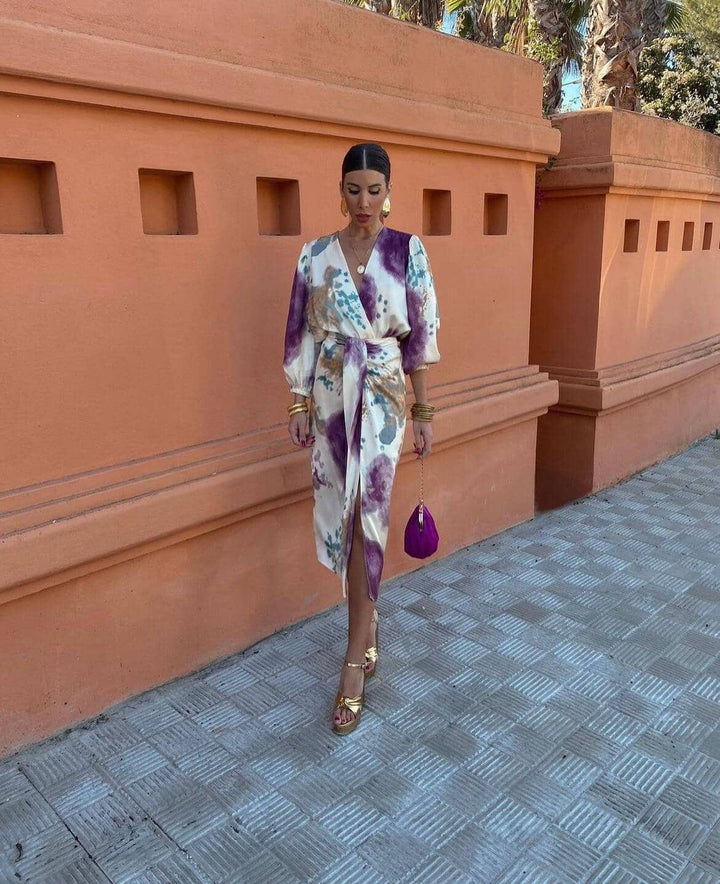 Alice - Chic Patterned Two-Piece Set