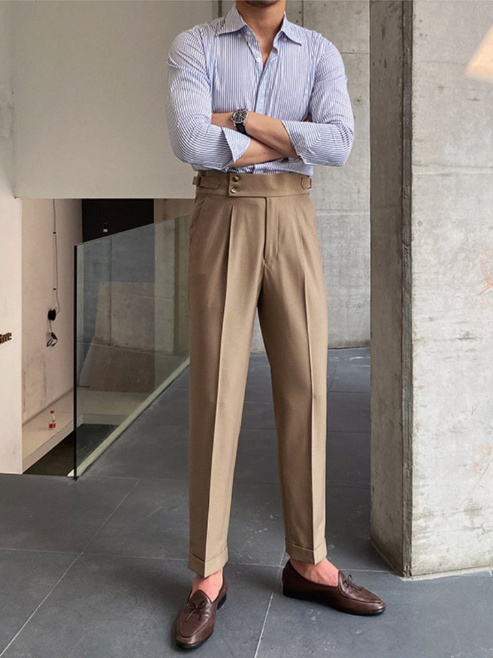 Men Gurkha Pleated Trousers | Gabino