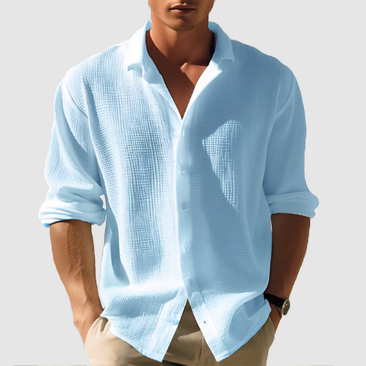 Men Casual Button-Down Men's Top | Jackson
