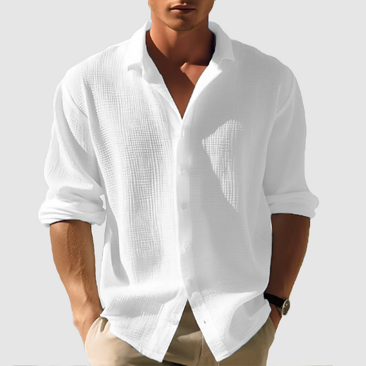 Men Casual Button-Down Men's Top | Jackson