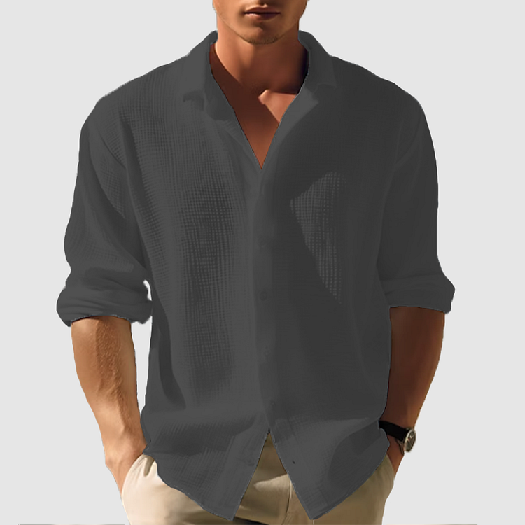 Men Casual Button-Down Men's Top | Jackson