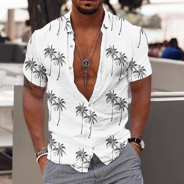 Comfy Hawaiian Print Men's Shirt | Mauii