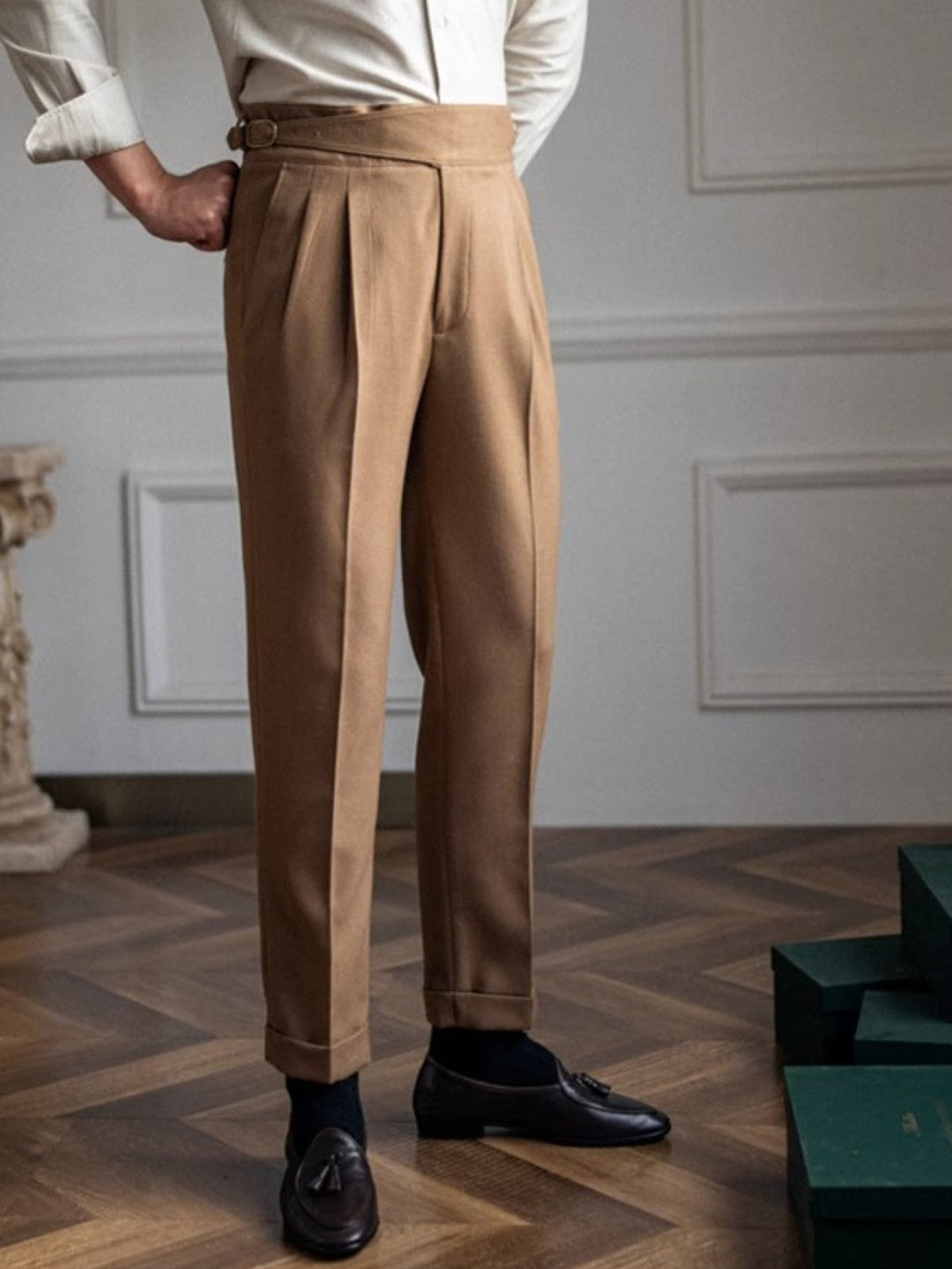 Men Classic Italian Trousers | Gelo