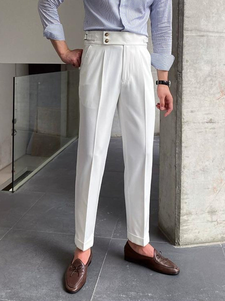 Men Gurkha Pleated Trousers | Gabino