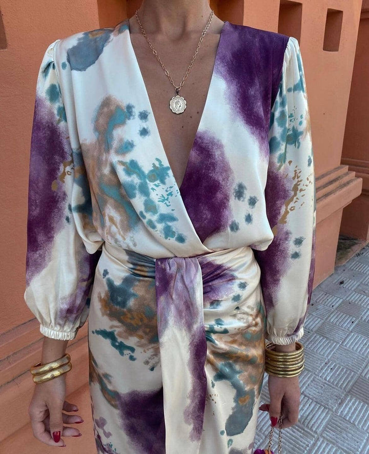 Alice - Chic Patterned Two-Piece Set