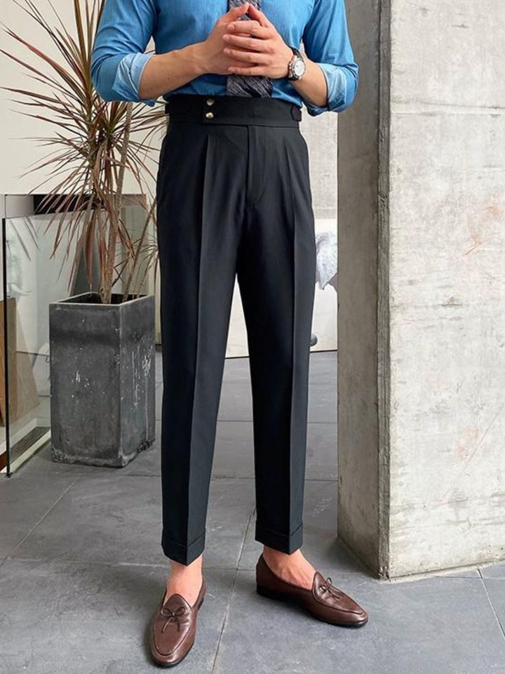 Men Gurkha Pleated Trousers | Gabino
