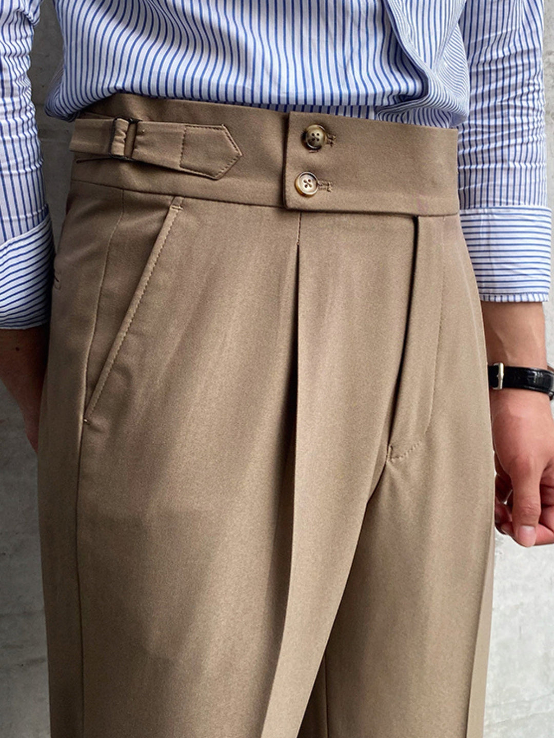 Men Gurkha Pleated Trousers | Gabino