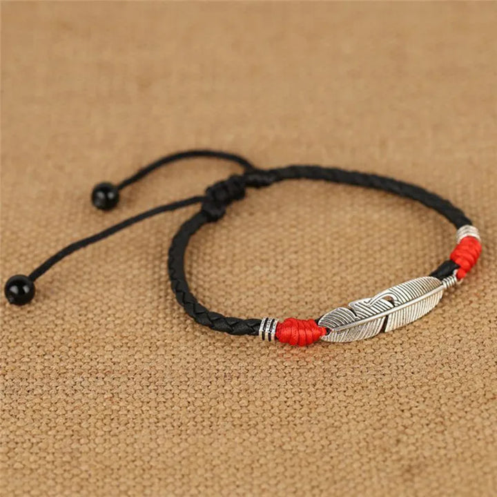 Men Leather Rope Anklet | Elion