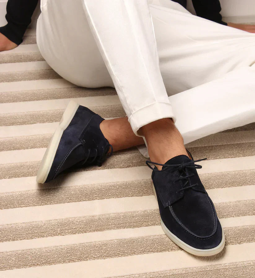 Men Suede Lace-Up Sneakers | Elric