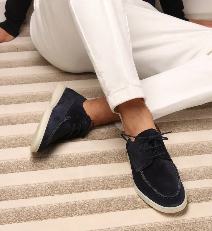 Men Suede Lace-Up Sneakers | Elric
