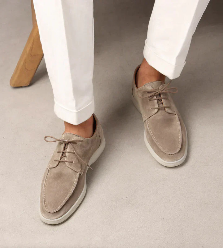 Men Suede Lace-Up Sneakers | Elric