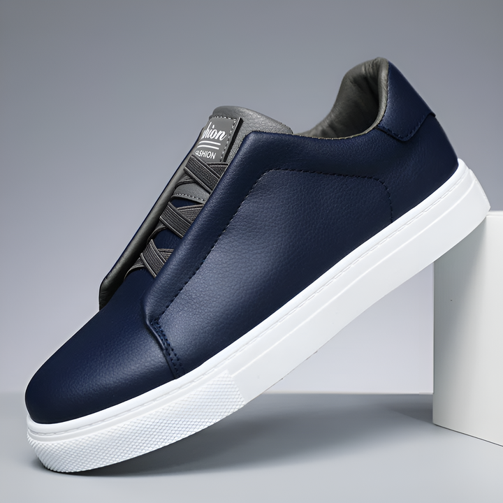 Men Classic Vegan Leather Trainers | Riven