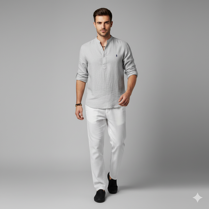 Men's Casual Henley Shirt | Thomas