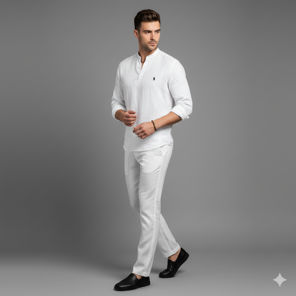 Men's Casual Henley Shirt | Thomas