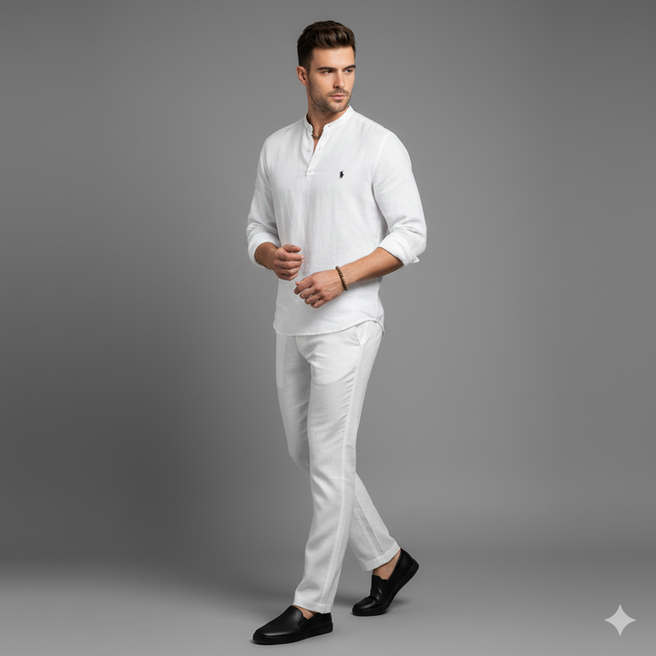 Men's Casual Henley Shirt | Thomas