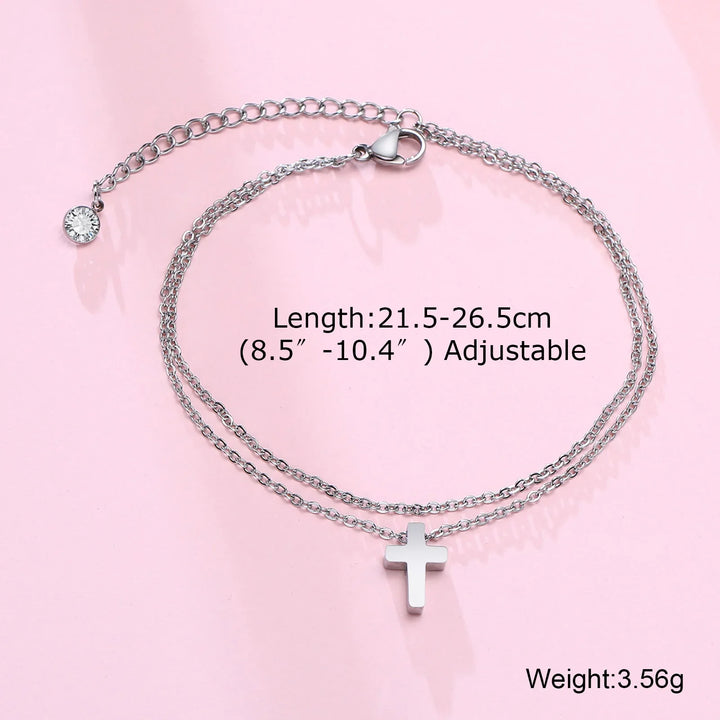 Unisex Figaro Chain Anklet | Soren