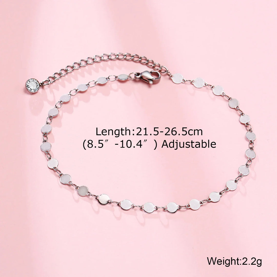 Unisex Figaro Chain Anklet | Soren