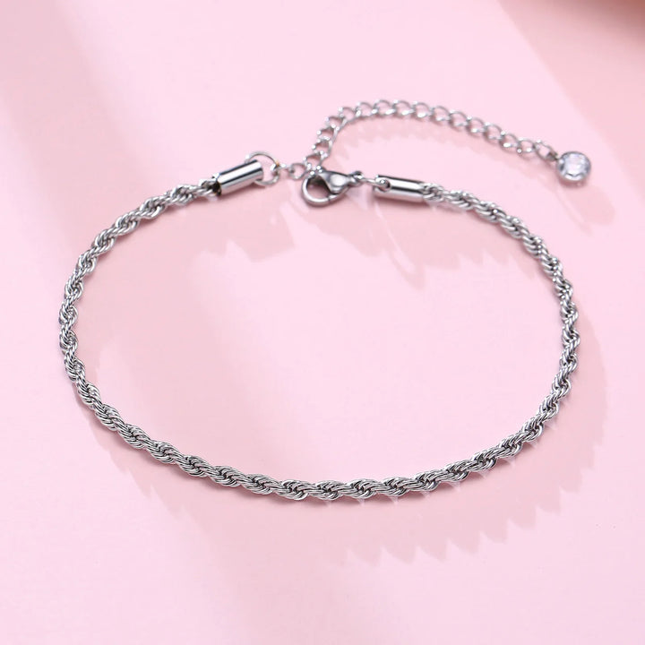 Unisex Figaro Chain Anklet | Soren