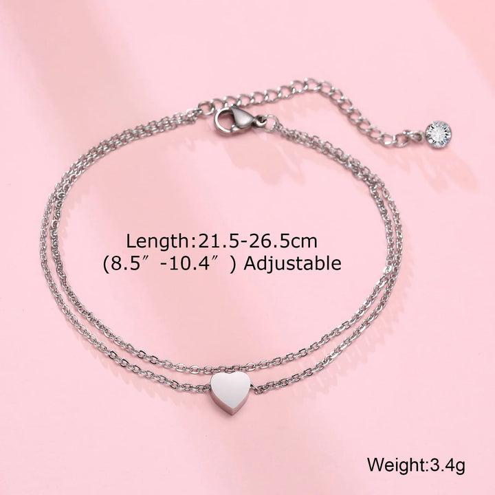 Unisex Figaro Chain Anklet | Soren