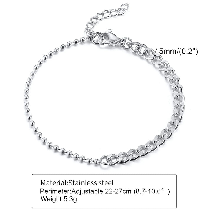 Unisex Figaro Chain Anklet | Soren