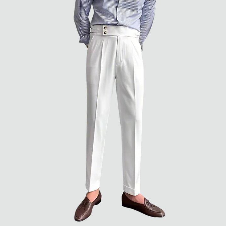 Men Double Button Suit Pants | Cedric