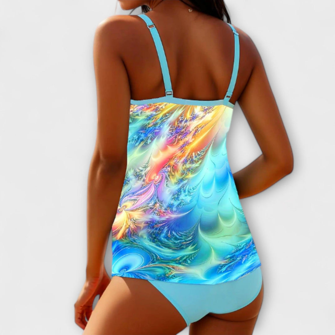 Alina - Floral Printed Two-Piece Bikini Set