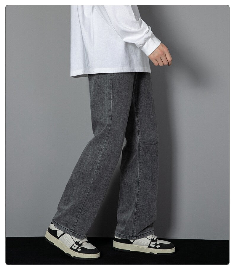 Men Wide Leg Denim Pants | Kael