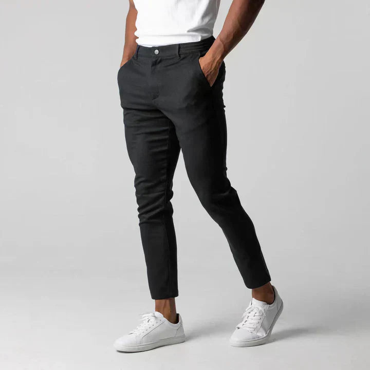 Men Slim-Fit Casual Chinos | Kaelen