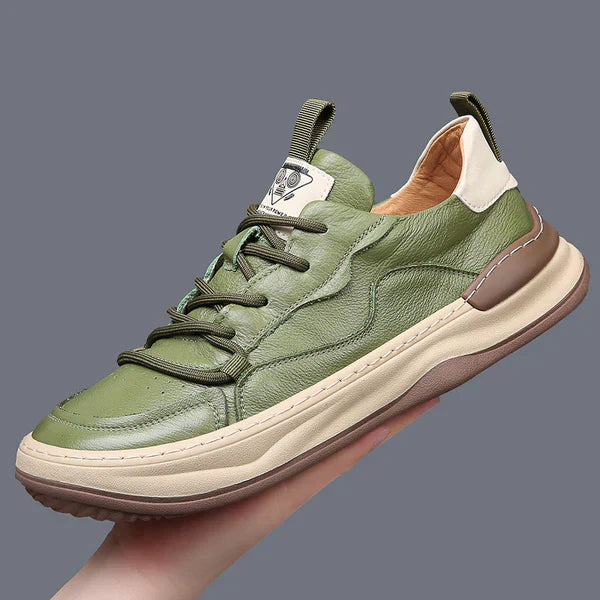 Men Casual Leather Sneakers | Marzio