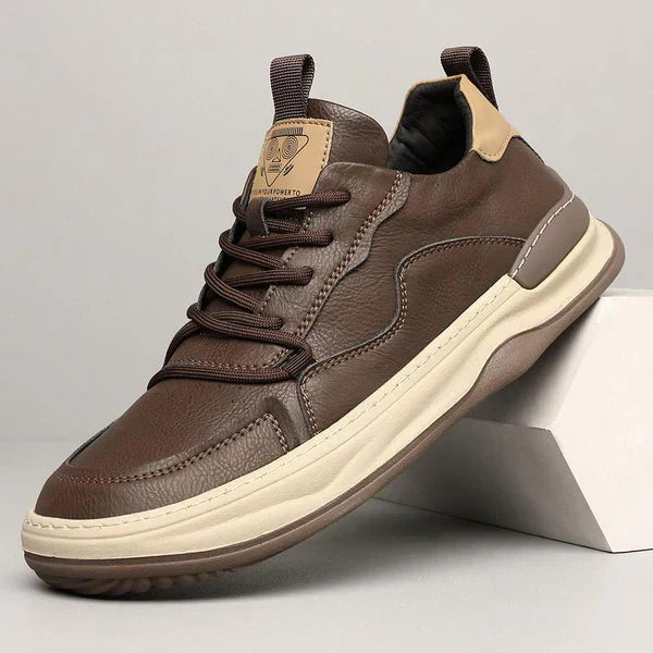 Men Casual Leather Sneakers | Marzio