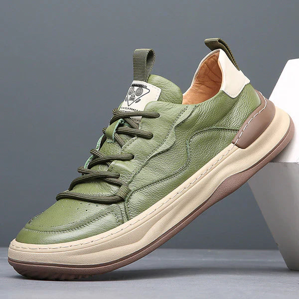 Men Casual Leather Sneakers | Marzio