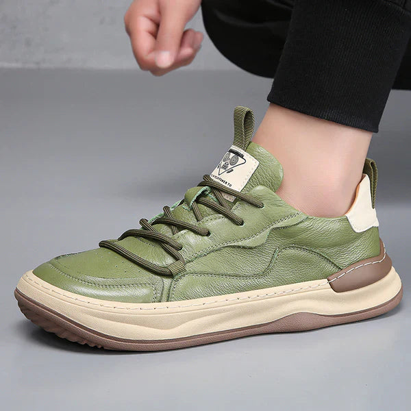 Men Casual Leather Sneakers | Marzio