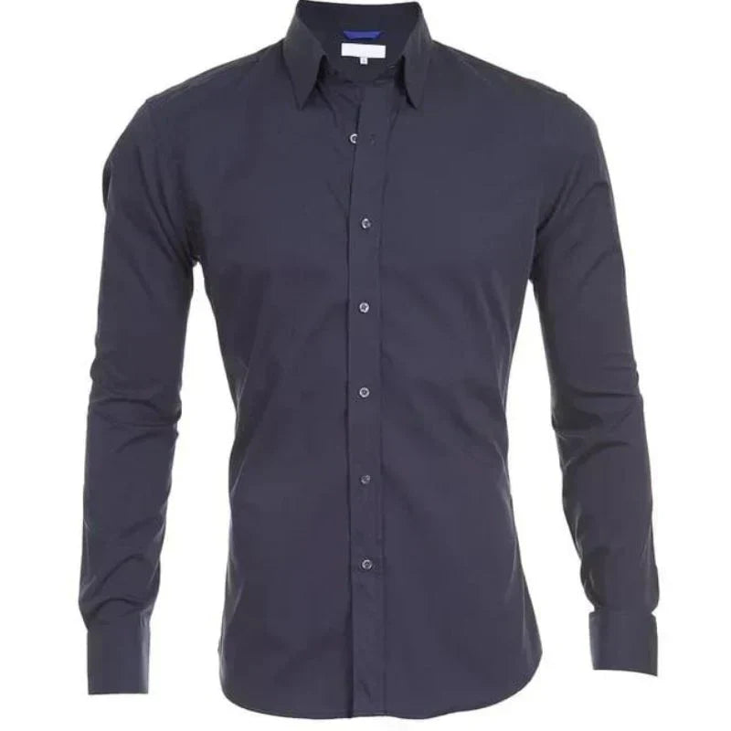 Men Zip Closure Slim Shirt | Sean