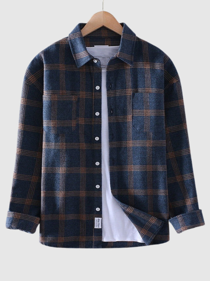 Men's Classic Plaid Flannel Shirt | James