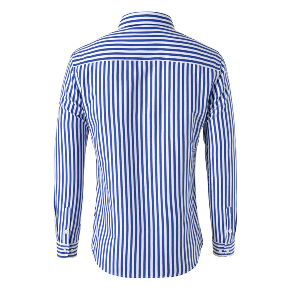 Striped Long Sleeve Shirt for Men | Ethan