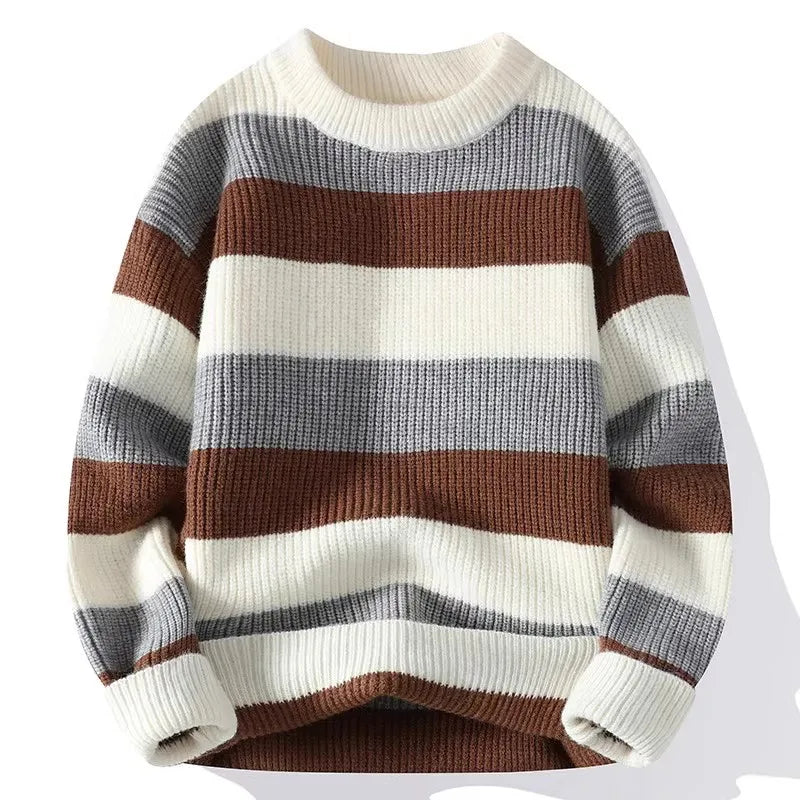 Women Striped Knit Sweater | Lance