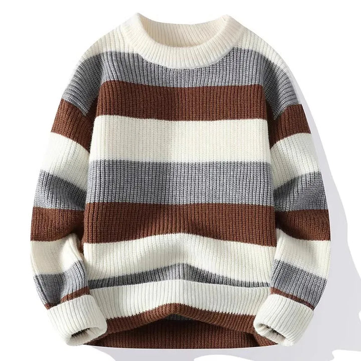 Women Striped Knit Sweater | Lance