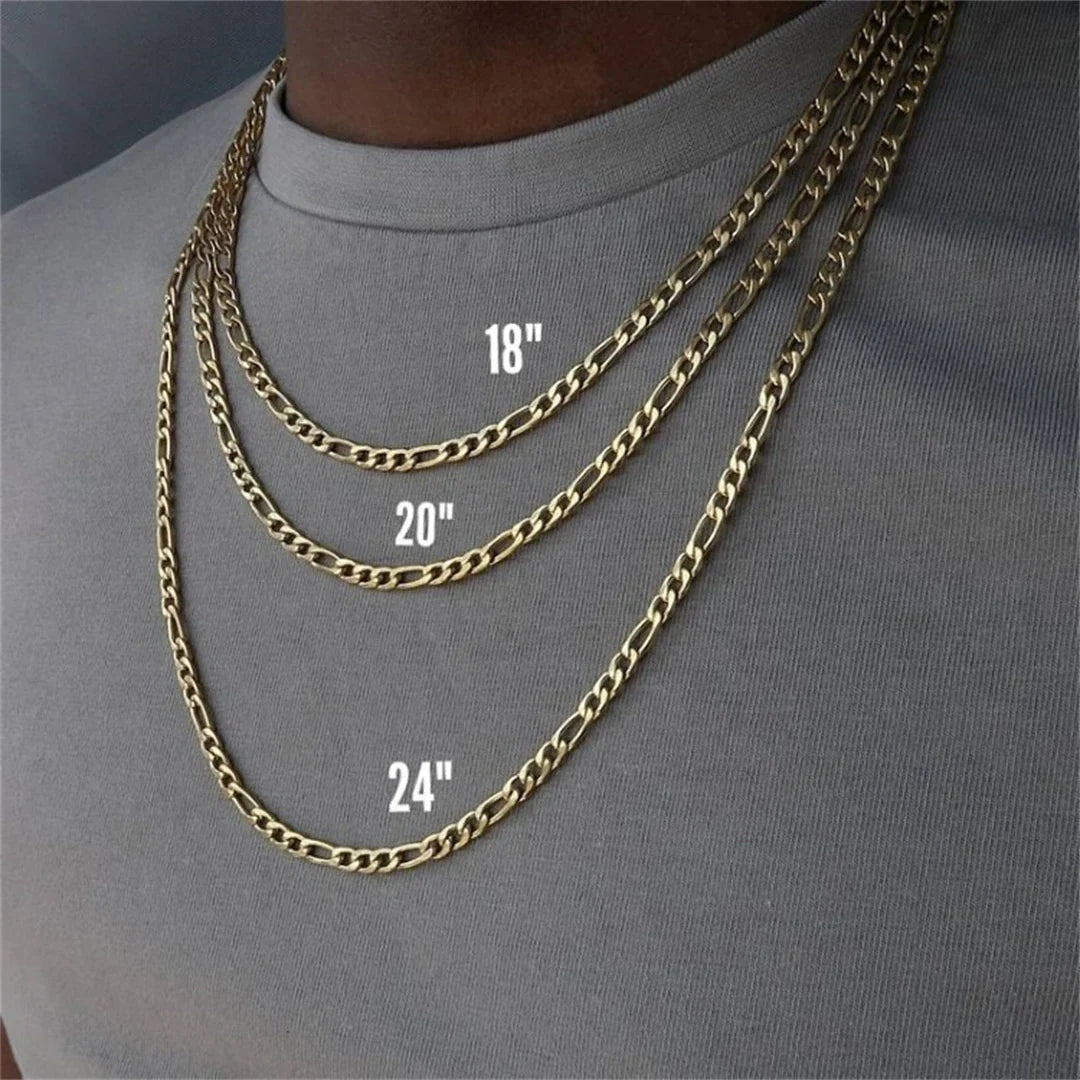 Men Figaro Link Necklace | Brayan