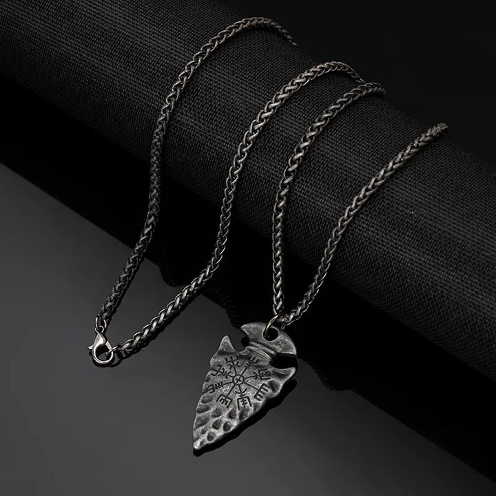 Men Leather Wolf Head Bracelet | Thorne
